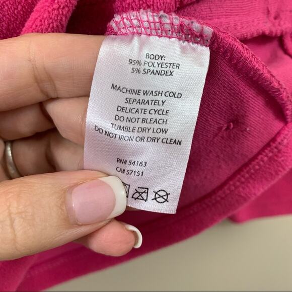 Calvin Klein Pink 1/4 Zip Fleece Jacket - Picture 5 of 8